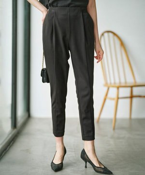  【吸湿冷感】スタイルアップジャージー パンツ