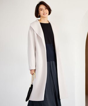  ウールリバーロング コート