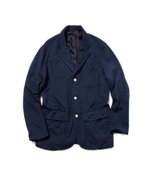  【J.PRESS ORIGINALS】KANEMASA Flannel Jersey Taping Dot 3B Blazer / Japan Made
