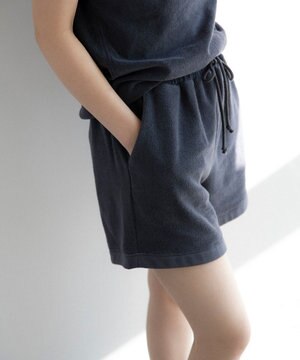 パイルジャージ リラックス ショートパンツ