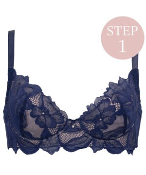  【BRADELIS New York / 育乳補整ブラ・STEP1 集める】ジャスミンステップ1ブラ24A1