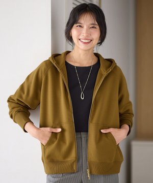  ダブルジップパーカー