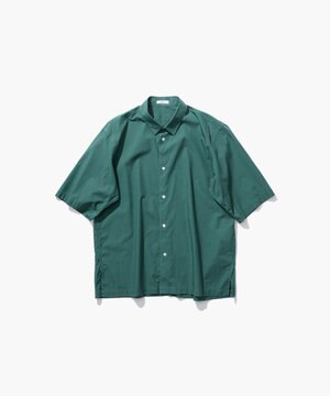  SHRINK COTTON LAWN | オーバーサイズハーフスリーブシャツ - UNISEX