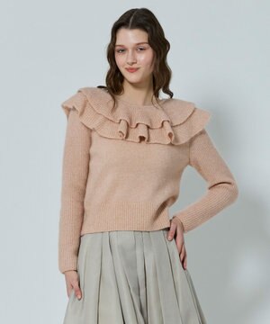  ROMANTIC FLUTTER ニットプルオーバー