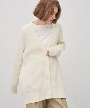  チャンキーニット カーディガン