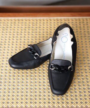  新色追加【本革・高反発】Bit loafers スクエアトゥ ローファー
