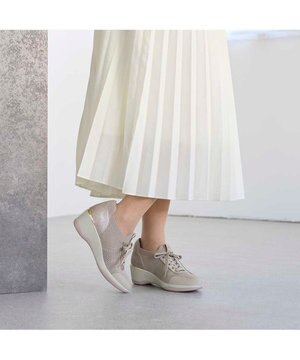  <Riz raffinee>ヒールアップニットスニーカー