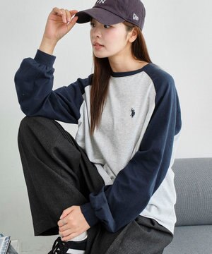  【大好評により再入荷！】USPOLOだぼそでカラーロンT