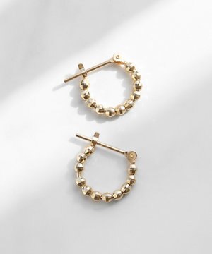  【WEB限定】FULL OF GLITTER PIERCED EARRINGS K10 ピアス