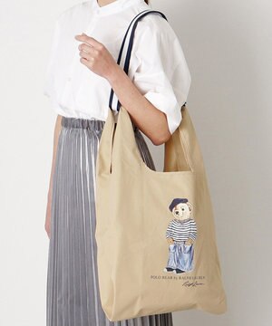  【2WAY/撥水】POLO RALPH LAUREN フレンチベア ベルト付きレインバッグ