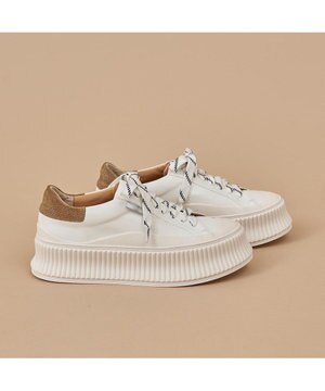  <carino>デザインソールスニーカー