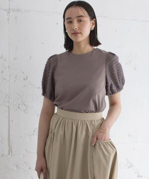  華感コンビネーションスリーブ カットソー