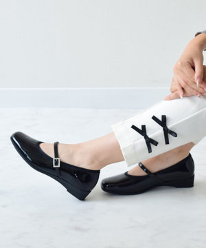  ＜3E＞【Bridget Birkin Walk】ビジューストラップコンフォートパンプス