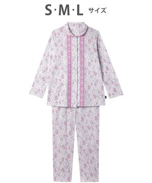  パジャマ 長袖 長ズボン 綿100%(本体) 天竺素材 ミントン レディース NDX560 /ワコール