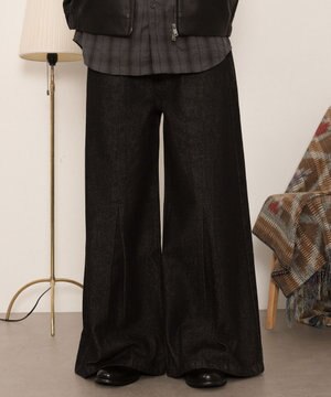  センタータックバギーフレアデニム