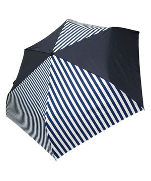  【簡単/便利】UNISEX 自動開閉式 折傘58cm NVY-STP T1238