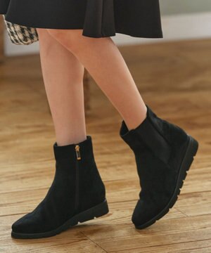 【23.0~24.0cm】フラットサイドゴア ブーツ