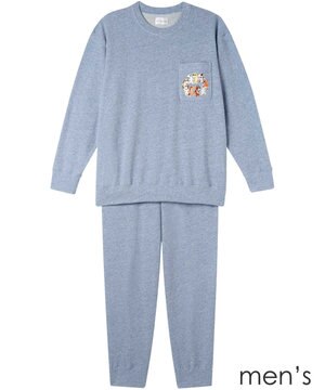  2026年お年賀「まるっとうまくいく」 【綿混】メンズパジャマ