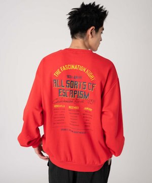  【裏起毛/ユニセックス着用ITEM/SMLサイズ展開】アソートグラフィックプルオーバー（4）