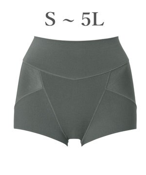  【Yukine inc. 】ゆきねえ365綿混モアらくすっぽりショーツ25 深め 補正下着 補整