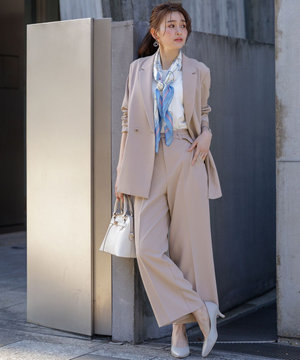 【UVカット・接触冷感・吸水速乾】スマートビューティストレッチ ワイドパンツ