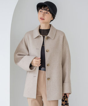 【VERY掲載】MANTECOPure リバー ステンカラーコート