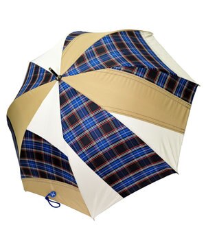  【限定/日本製】UNISEX  プラスリング 長傘60cm BGE/CHK SR21