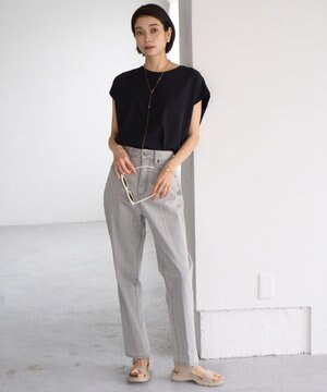  センタープレステーパードデニム