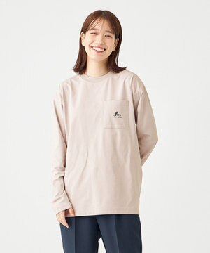 【UVカット・吸水速乾・ストレッチ・軽量 】刺繍ポケットＴシャツ（S・Mサイズ）