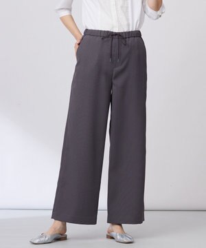 【洗える】エアロツイルストライプ イージーパンツ