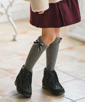 【18-23㎝】スエード ショートブーツ