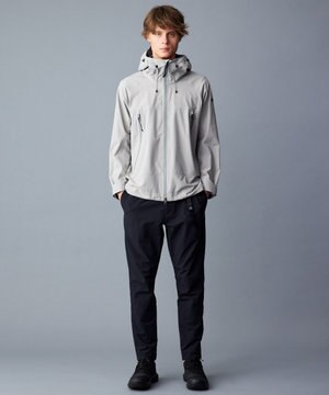  【ECO撥水/耐水性/透湿防水素材/ストレッチ/軽量】ボイルドポリエステル3レイヤー マウンテンパーカー