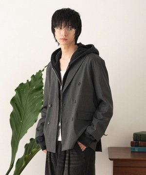  【フォーマル/セットアップ対応】ダブルテーラードジャケット