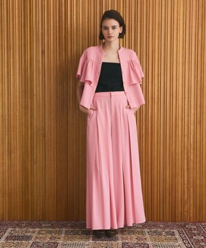  ボックスプリーツパンツ