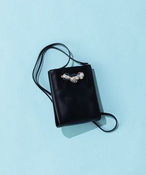 平手友梨奈さん着用【VIOLA】 レザー スマホショルダー ミニバッグ