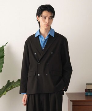  【フォーマル/セットアップ対応】ダブルテーラードジャケット