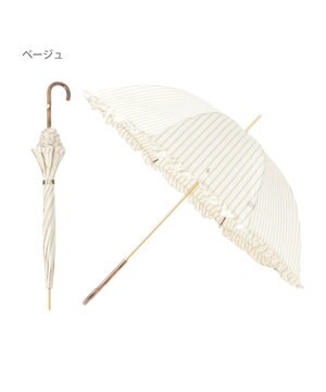  POLO RALPH LAUREN（ポロ ラルフローレン） 長傘 ストライプ×フリル