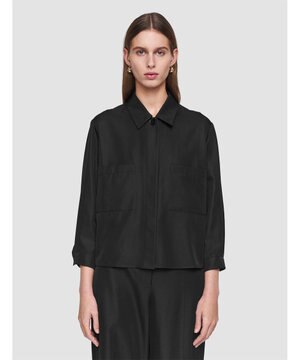  ソフトコットンシルク　シャツ