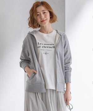  【洗える】オーガニックコットンテリー フーディー