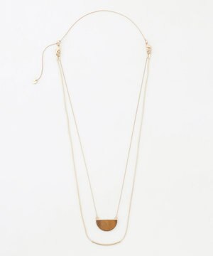  【3WAY】ストーンバーダブルネックレス