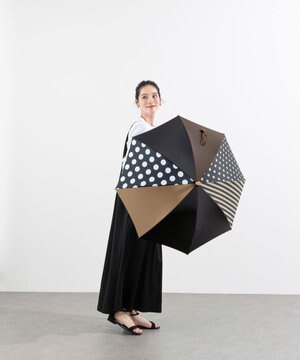  【UVカット95%以上】【UPF50＋】プラスリング レディース向け 晴雨兼用（長ショート） BRN T1332