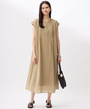 シアーラミーローンフレンチスリーブ ワンピース