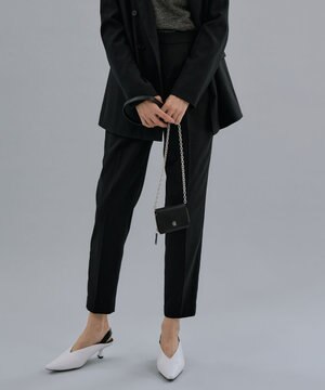 【新色追加・洗える】 ウールマットウース テーパードパンツ