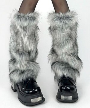  ミックスカラーファーレッグカバー2