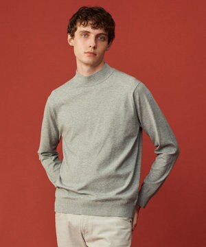  【キングサイズ・洗える/チクチクしない/3シーズン対応】SNOWY モックネック セーター