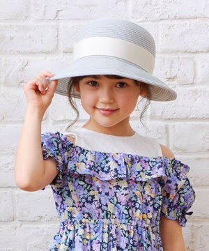  後ろ割れ リボン ブレード ハット