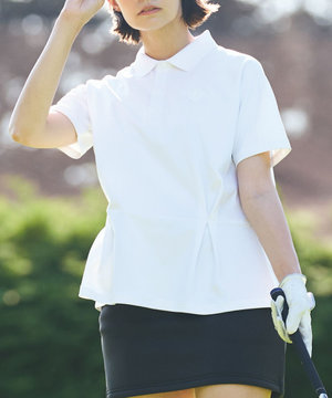  ペプラム風切替ポロシャツ ZHG-W4A 3 82874 ゴルフウェア