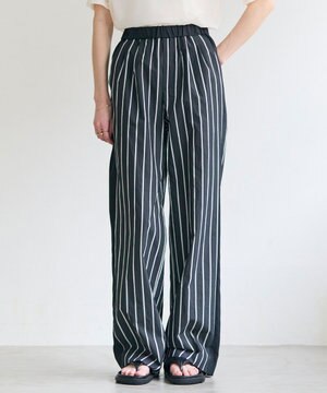  QUARTZ / 側章コンビ ストライプパンツ