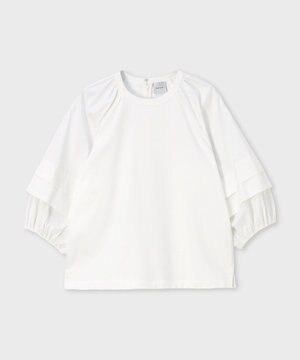  フラップスリーブ コンビネーション カットソー