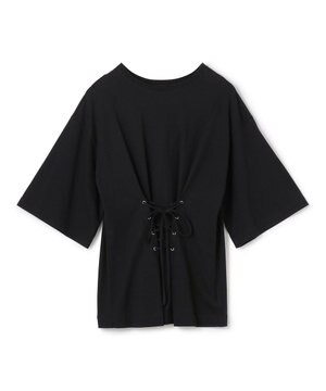  プレーンジャージー 2WAYレースアップトップス